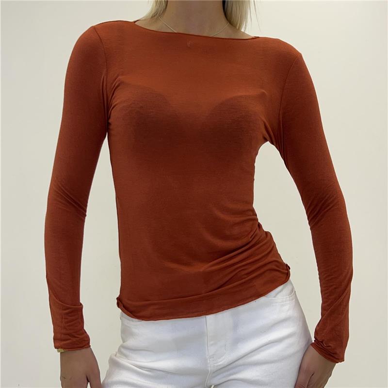 maglia in viscosa e cashmere blend